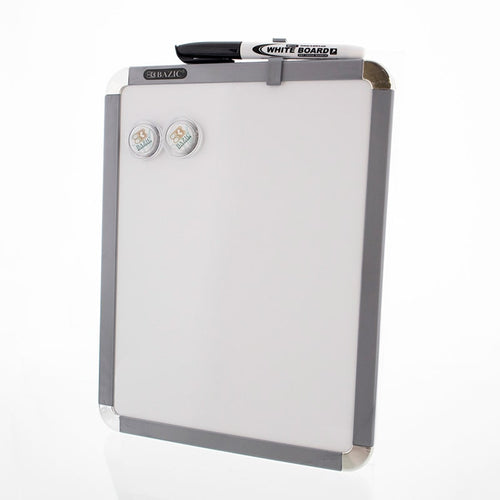 8.5" X 11" Magnetic Dry Erase Board w/ Marker &amp; 2 Magnets
